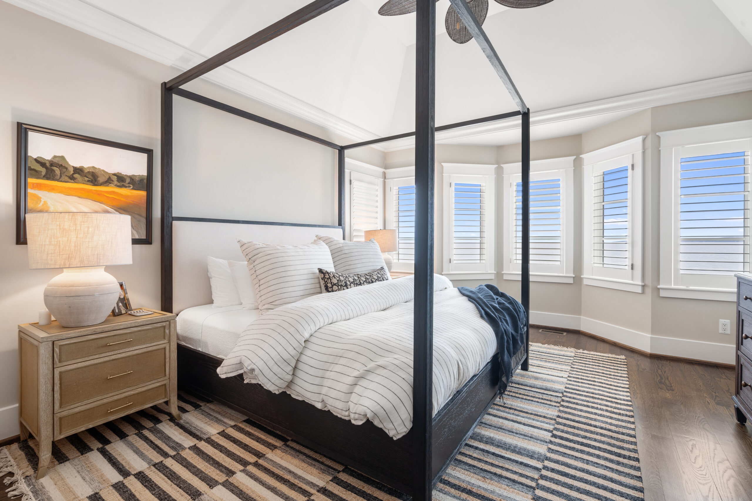 Professional home bedroom photography in Grandville Michigan